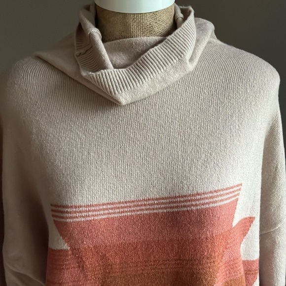 NWT prAna Frosted Pine Cowl Neck Pullover Sweater Size Large - Picture 7 of 10